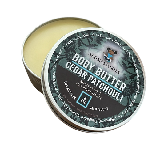 Cedar Patchouli Body Butter  4oz