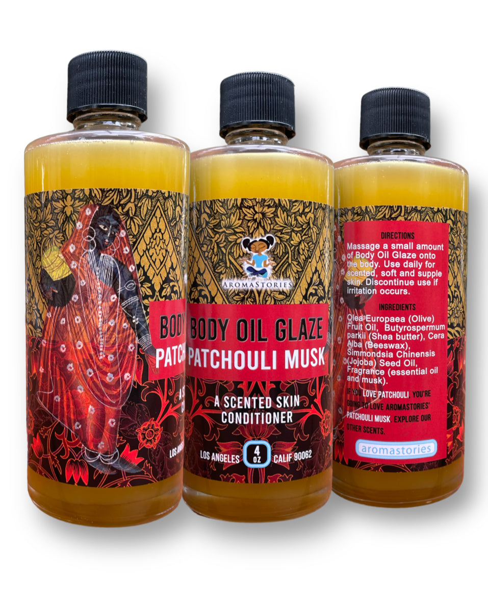 Patchouli Musk Body Oil Glaze 4oz