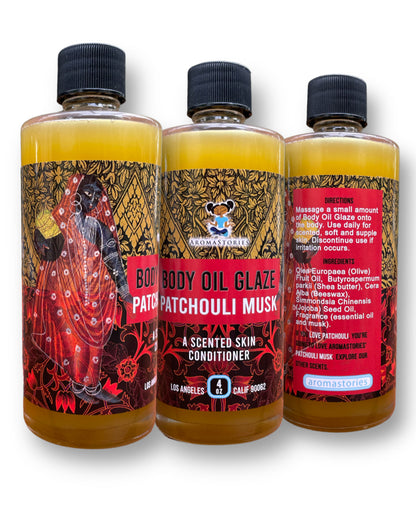 Patchouli Musk Body Oil Glaze 4oz
