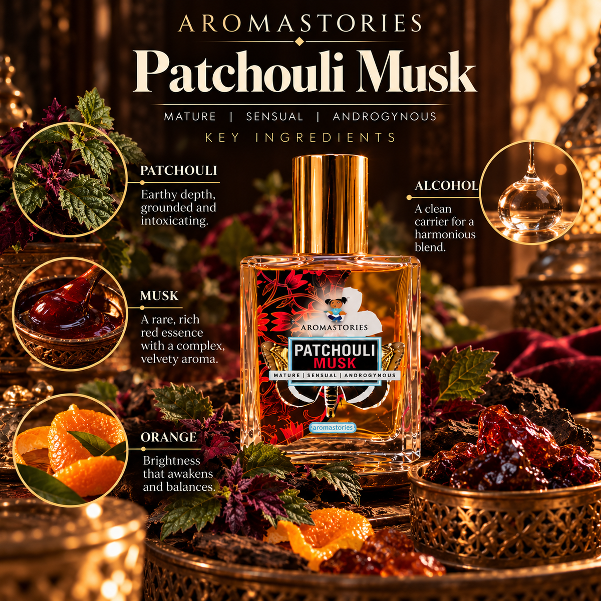 Patchouli Musk Perfume 2 oz