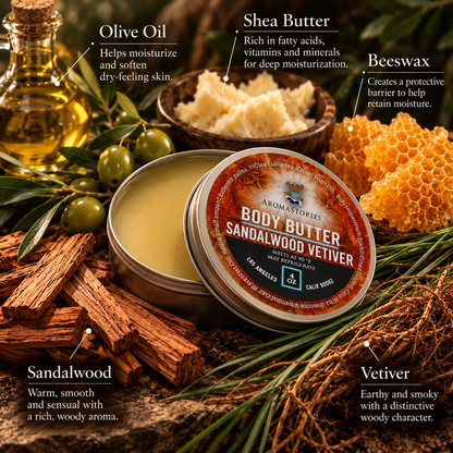 Sandalwood Vetiver Body Butter 4oz