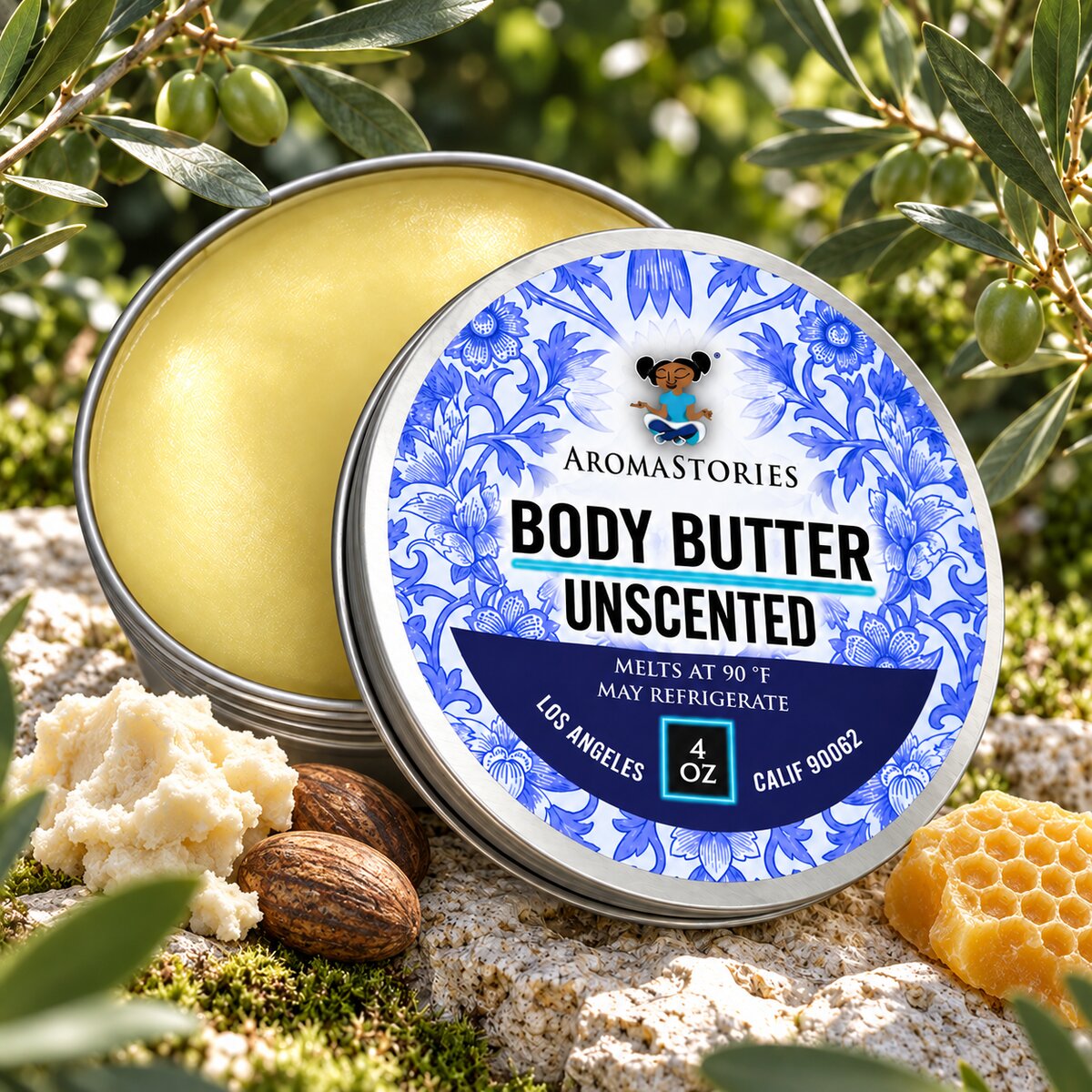 Unscented Moisturizer Body Butter 4oz