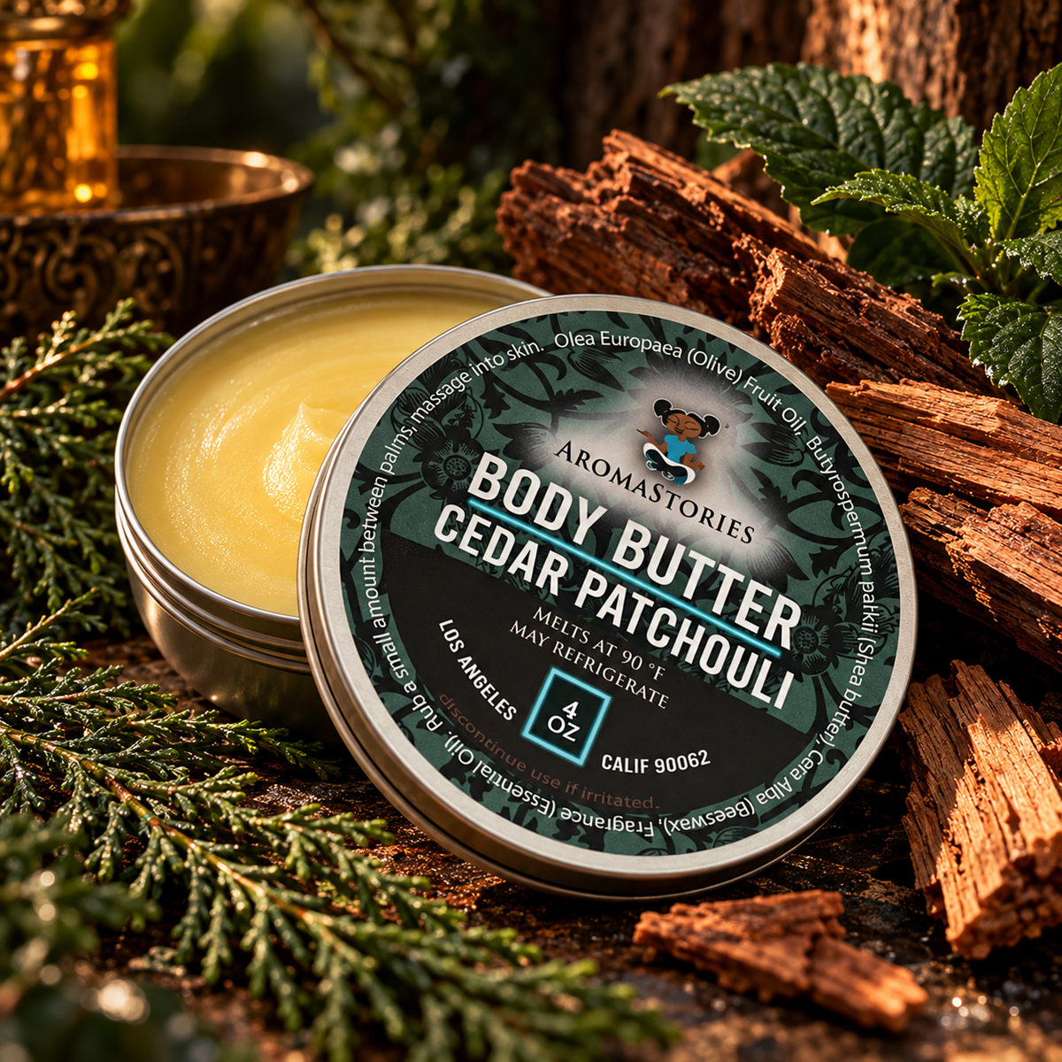 Cedar Patchouli Body Butter  4oz