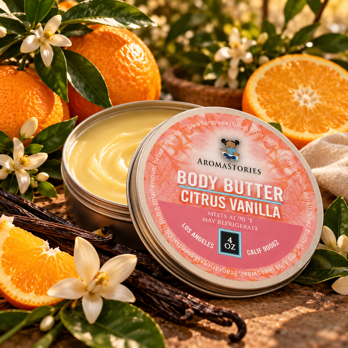 Citrus Vanilla Body Butter 4 oz