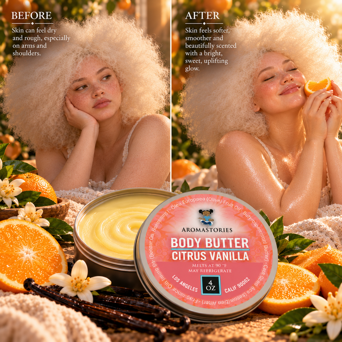 Citrus Vanilla Body Butter 4 oz