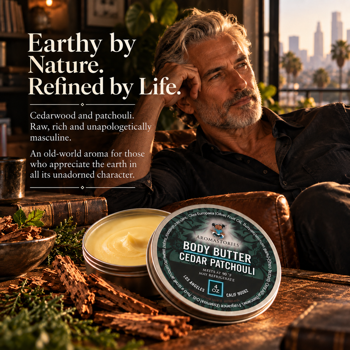 Cedar Patchouli Body Butter  4oz