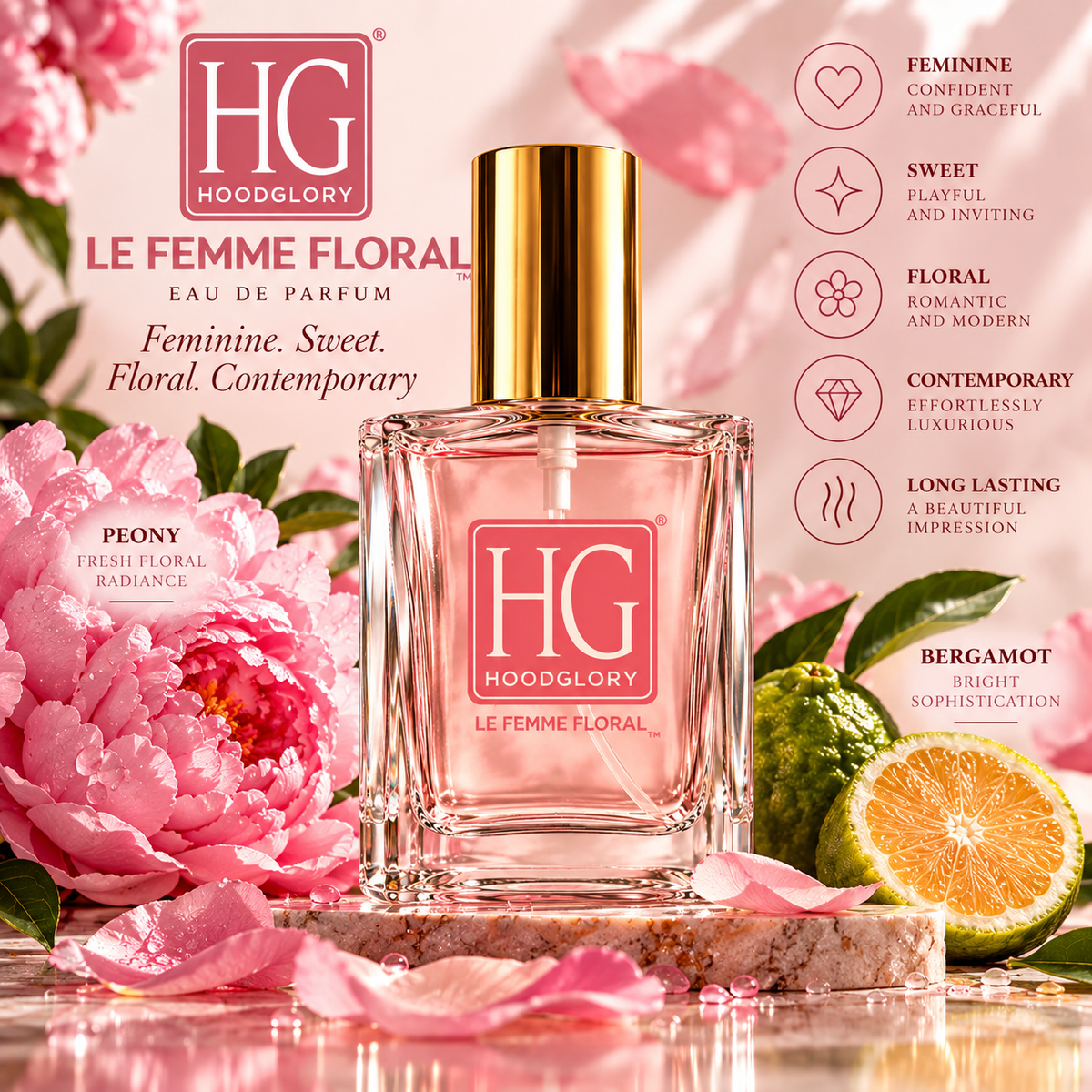 Hood Glory Pink: Le Femme Floral