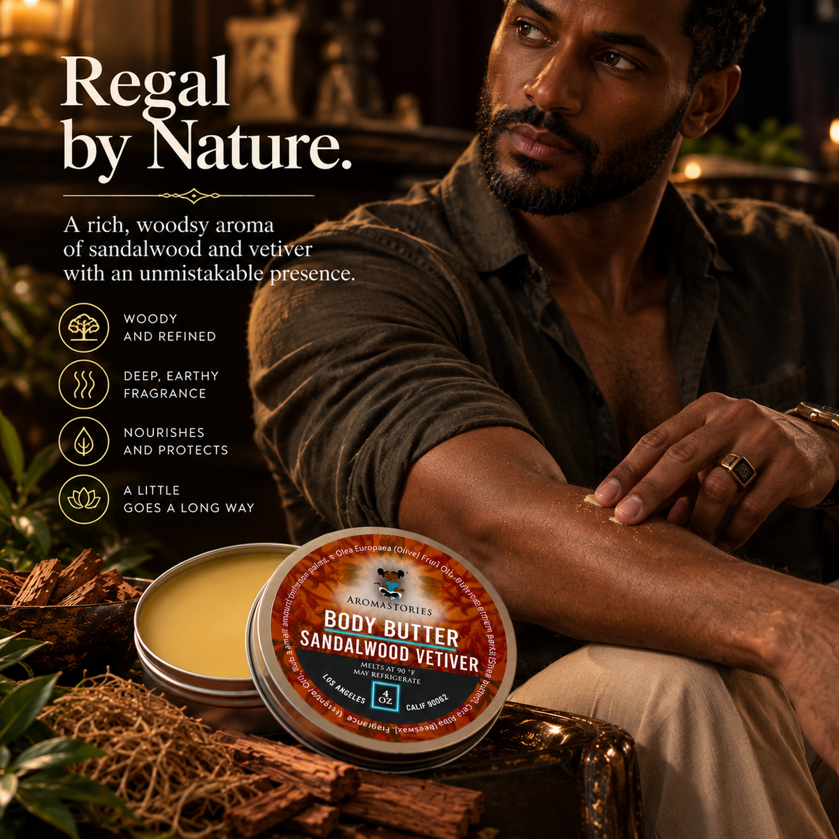 Sandalwood Vetiver Body Butter 4oz